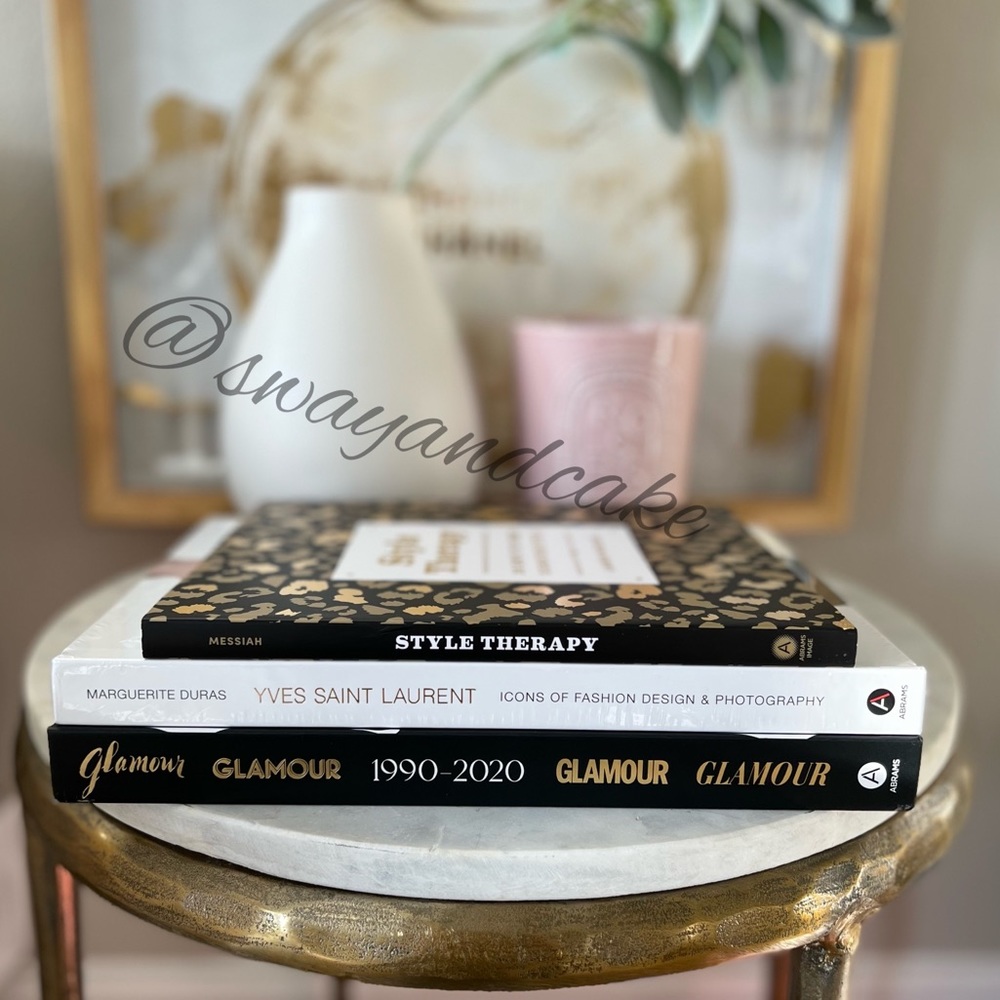 Yves Saint Laurent 3 coffee tabIe book